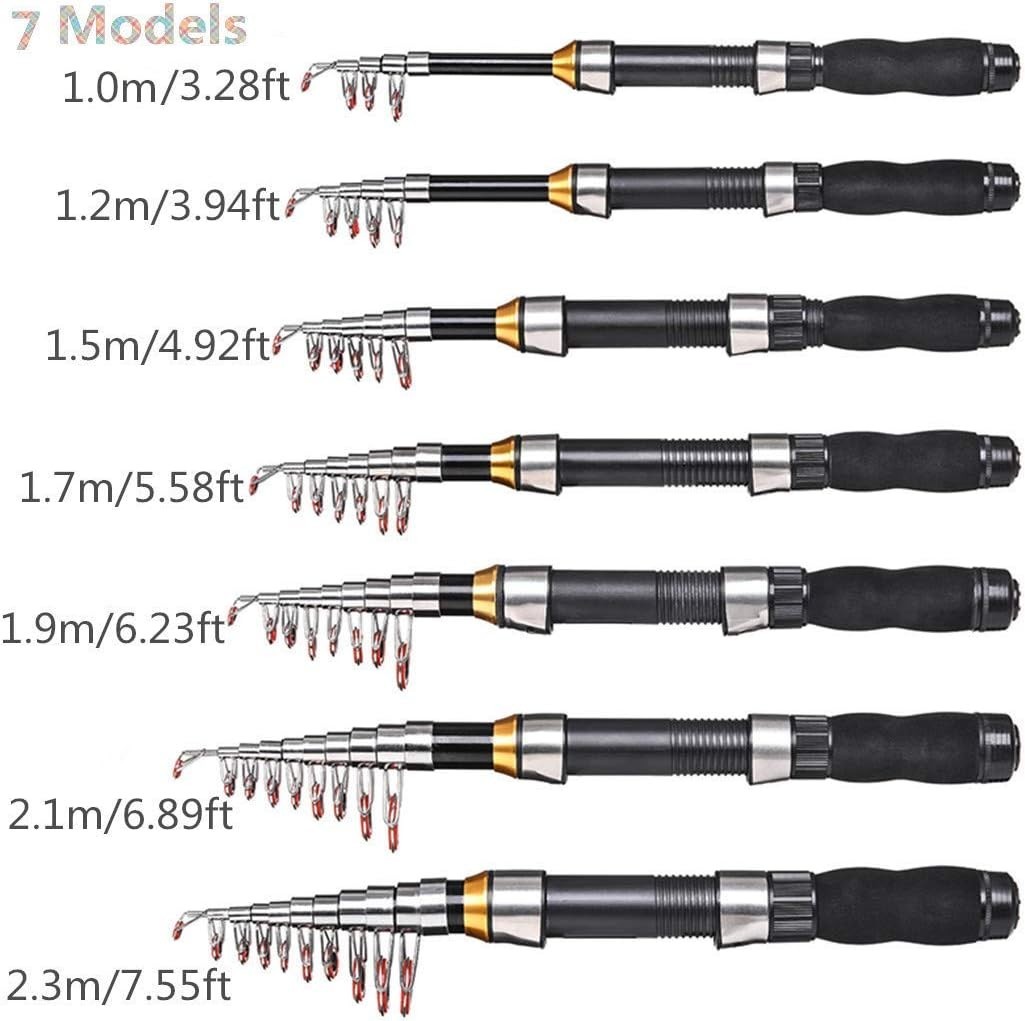 7-Section Telescopic Fishing Rod 4.92ft – Perfect for All Fishing Adventures