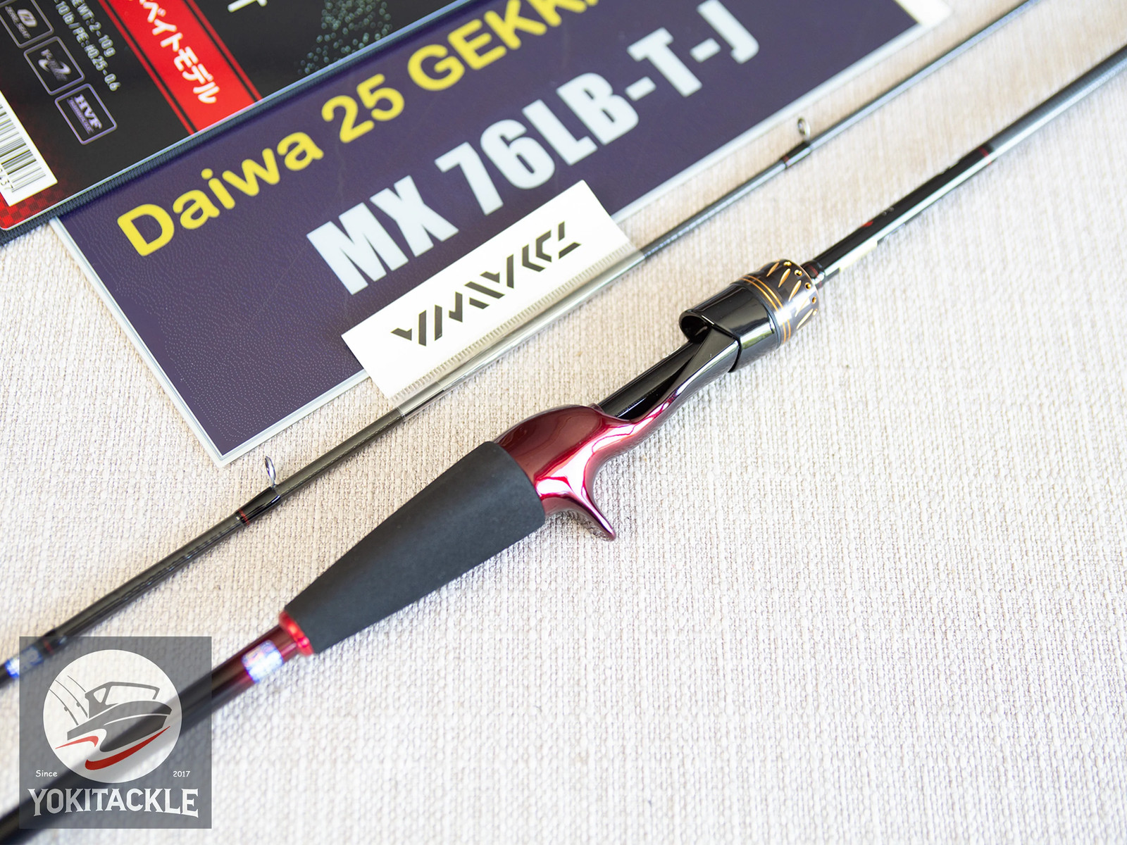 Daiwa 25 GEKKABIJIN MX 76LB-T-J Moonlight Beauty Baitcasting Rod