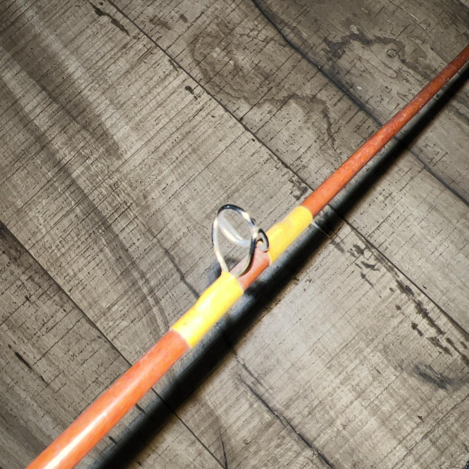Vintage Eagle Claw Wright & McGill Powerlight MPLS 8ft 2pc spinning Rod Cork