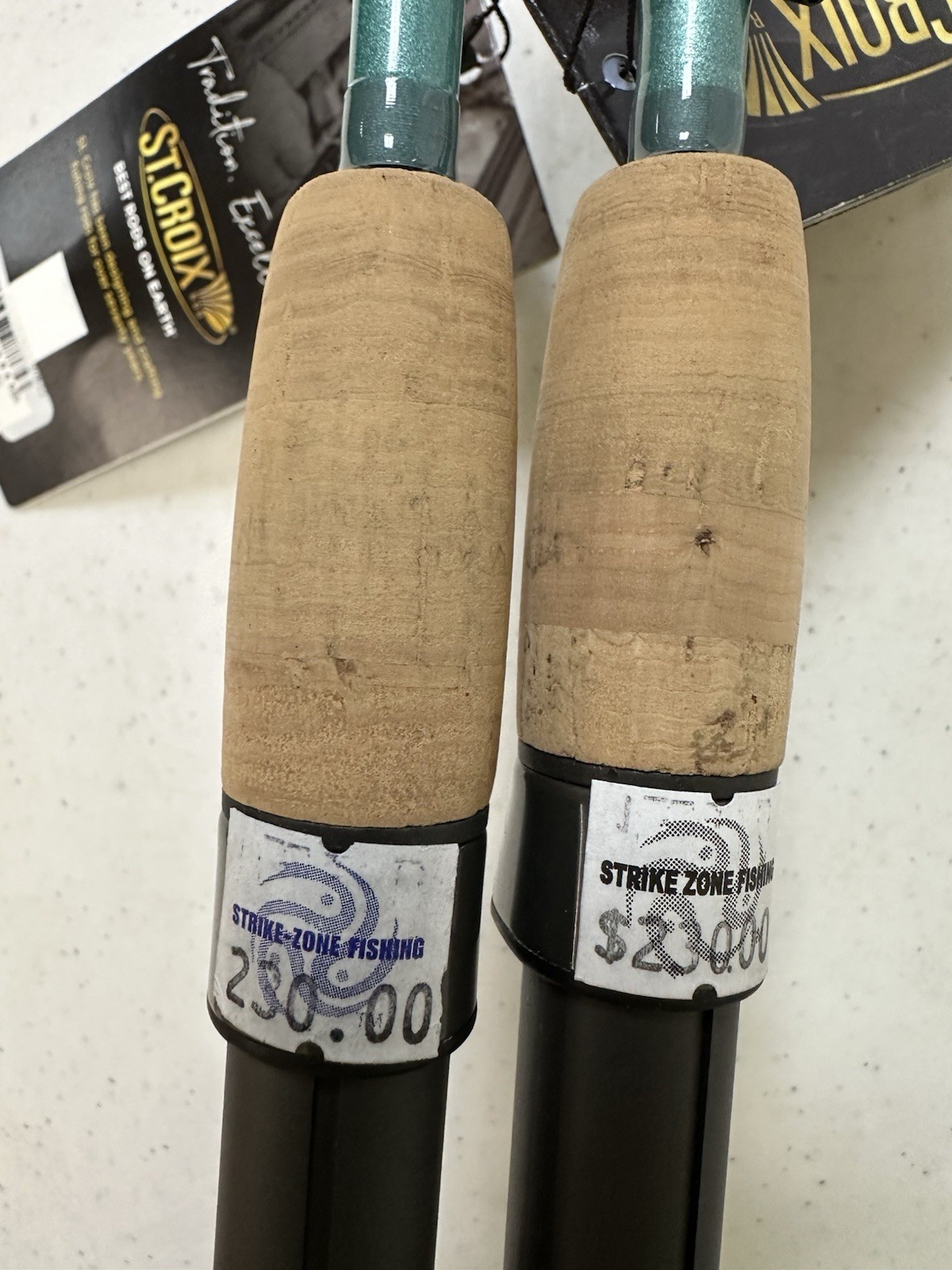TWO St. Croix Avid Series 7′ Medium Light Fast Spinning Rods VIS70MLF