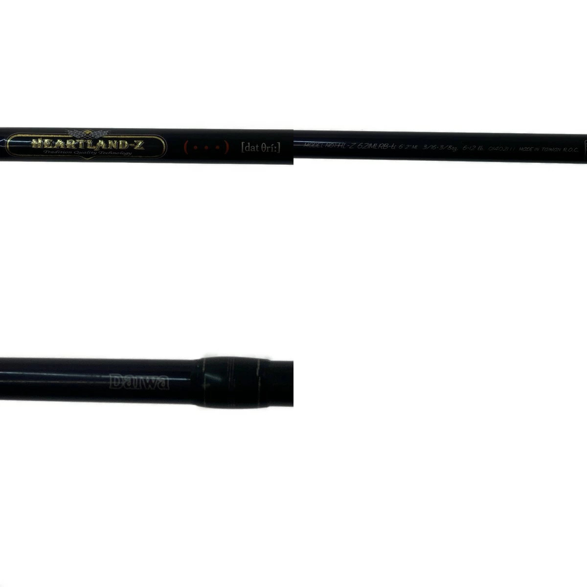 Daiwa Heartland Z 621MLRB-ti Fishing Rod 6’2″ (188cm) C Used Japan