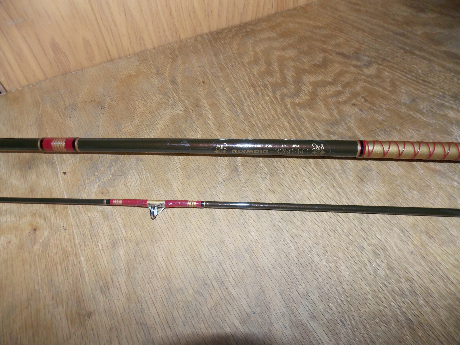 (HTF) Olympic Spin Cast Rod (3260 FG) 6′ (2Pc) EX COND 9/24