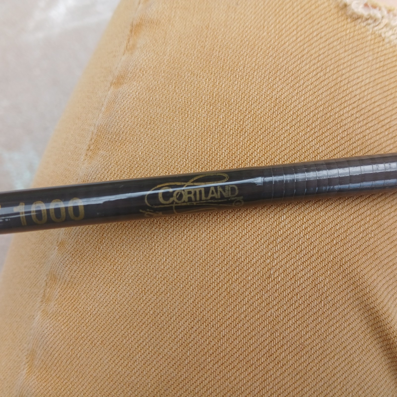Cortland GRF 1000 8’6” 5/6 wt 2pc Fly Rod w/ custom PVC case