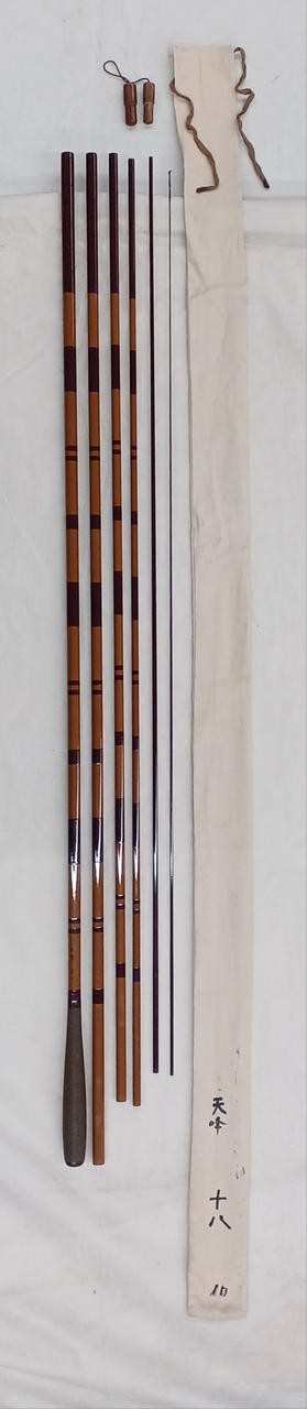 Daiwa Tenmine Hard Tone Spatula Rod 18 Shaku Fishing Pole, 6 Sections