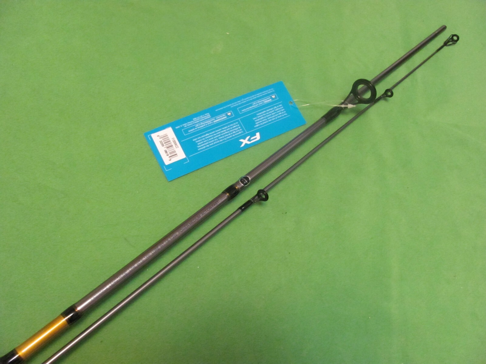 1) SHIMANO FX 5′ 6″ MEDIUM FAST ACTION SPINNING 2 PIECE ROD NEW.