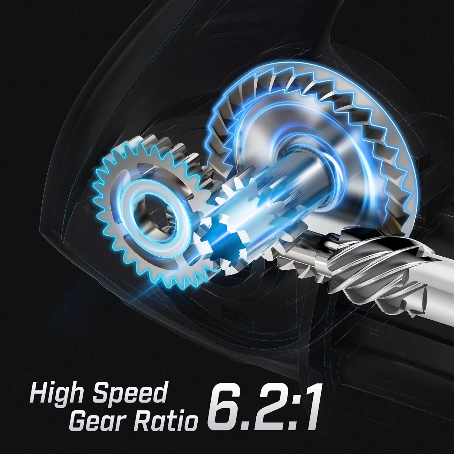 Carretes giratorios, ligeros hasta 5.5 oz, rotor con marco de carbono mejorado