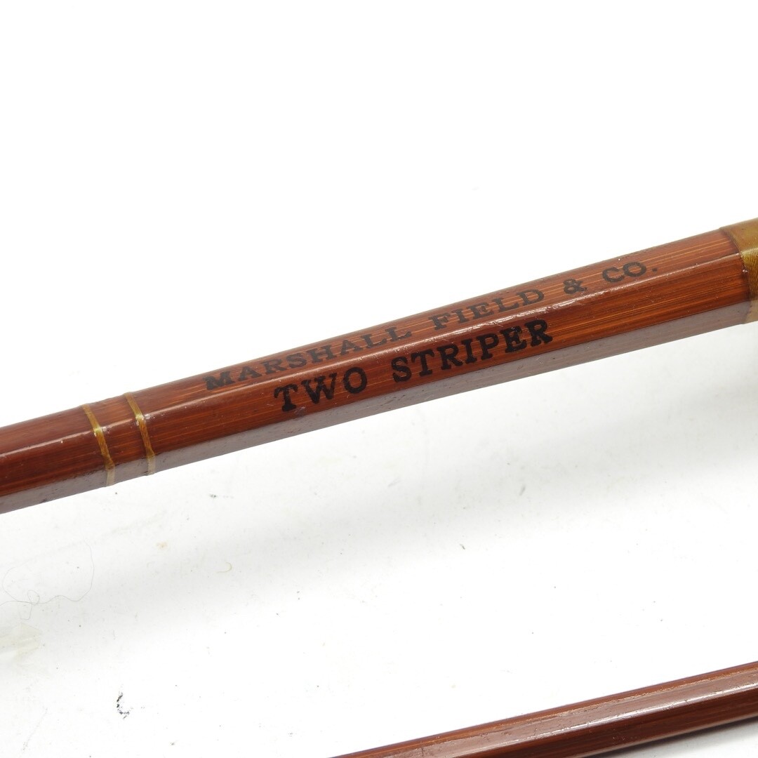 Granger Marshall Field & Co Bamboo Fly Rod. 8’ 6”. W/ Tube & Sock.
