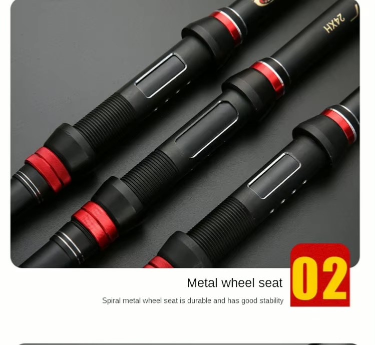 Telescopic Fishing Rod Sea Saltwater Freshwater Rods Extra Strong – Various