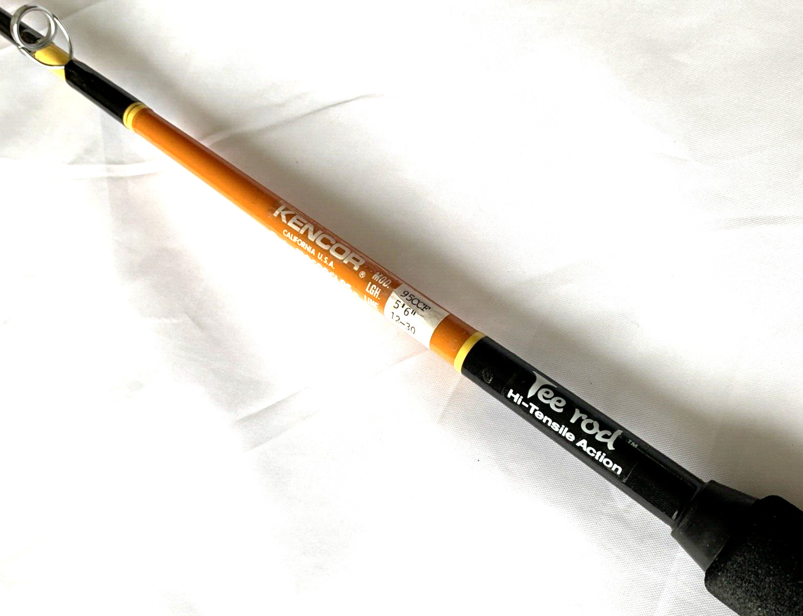 Kencor 95CCF Tee Rod 12-30Lb Tenlew Magnaglas 5’6” Fishing Rod Made In USA