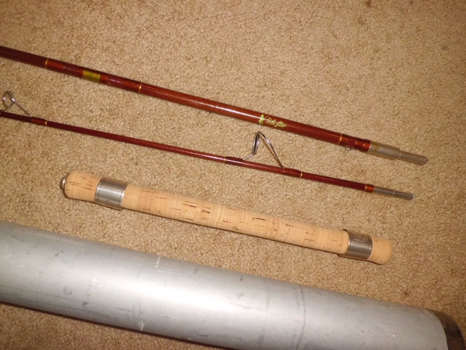 Vintage SILAFLEX SP65RF-2 Spinning 7’6″ Rod made in USA- 6-12 lb test