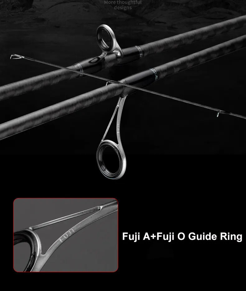 5.41FT Fishing Rod 1.65m Spinning Casting Rods Carbon Fiber Rod Lure 1.5-7g Pole