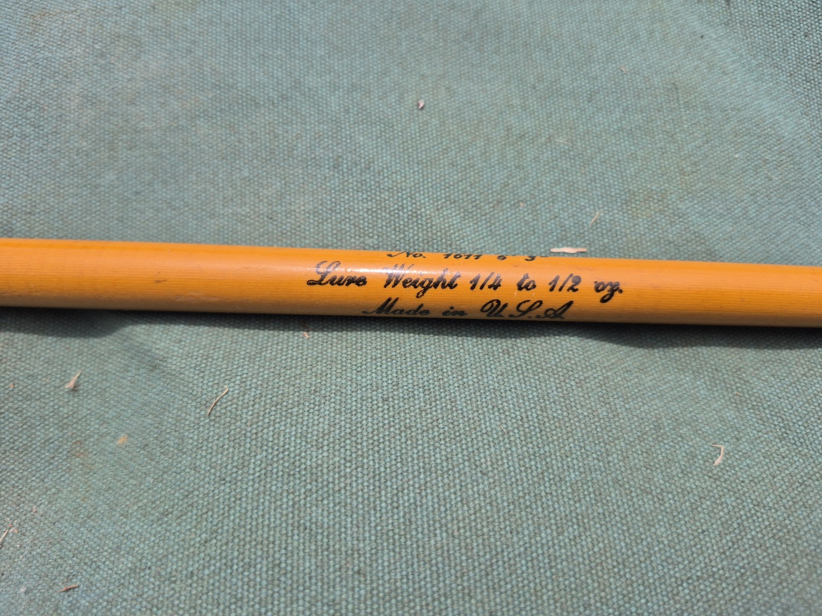 Rare VINTAGE BRULE ARISTOCRAT 6′ 3″ Fishing Rod Plano Case Wisconsin Made