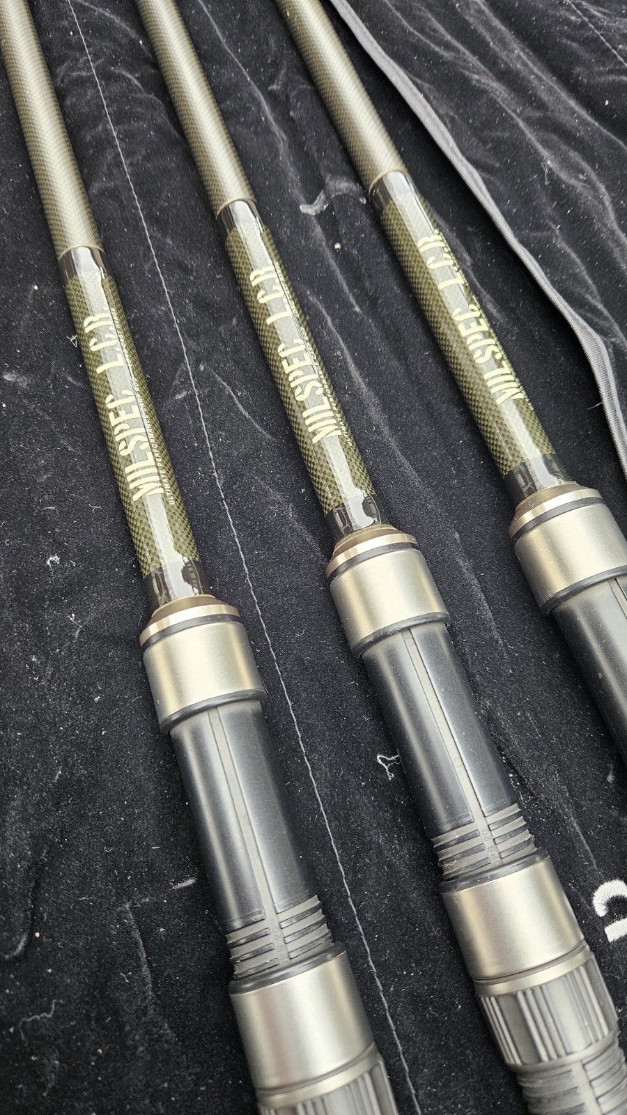 3x Starbaits LCR Milspec 12ft 3.5lbs Carp Rods Free Spirit Blank