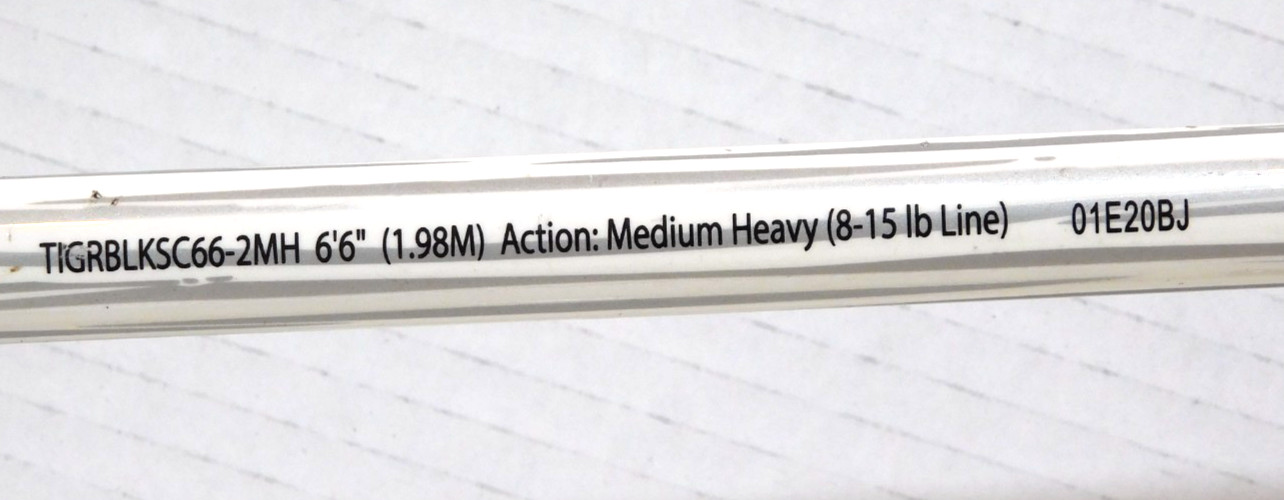 Shakespeare 6’6″ Tiger Trolling Rod 66-2MH–2 Piece–8-15Lb Line