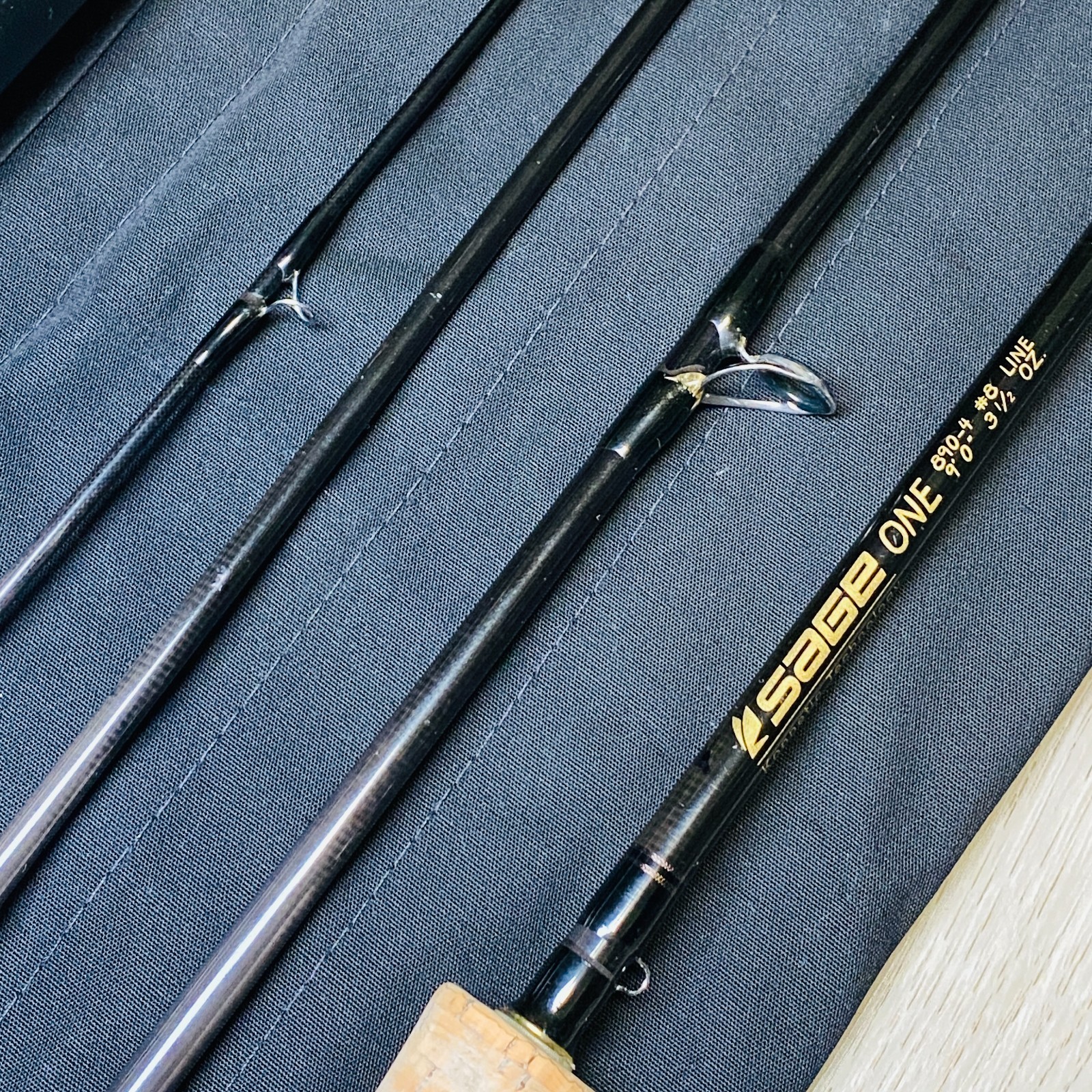 SAGE ONE 890-4 8wt 9’0″ Fly rod w/tube sock