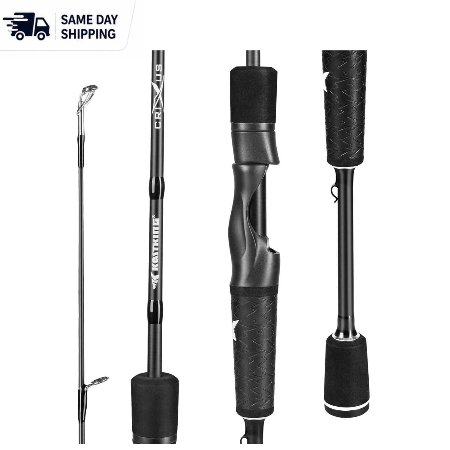 Crixus IM6 Graphite Fishing Rod 72″ – Stainless Steel Guides & Comfortable Grip