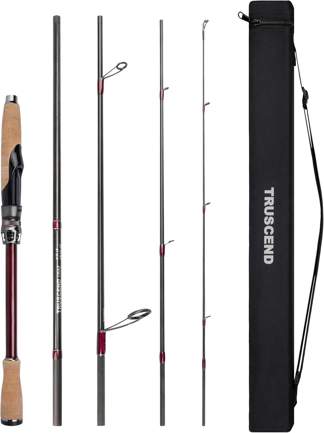 Craz Fishing Rod – 5-Piece Toray Carbon Design for Everyday Fishing Adventures