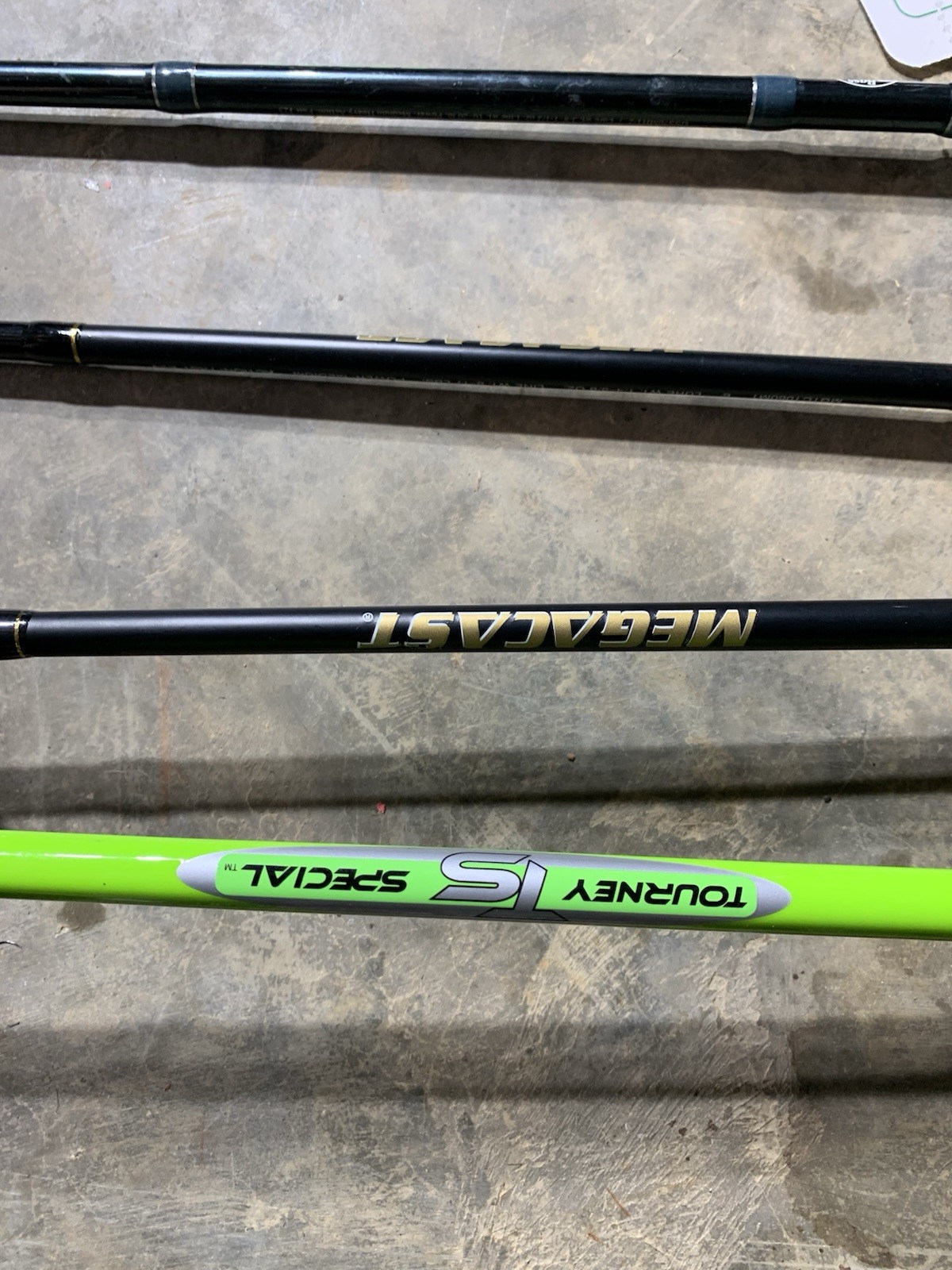 LOT OF 10 BASS PRO SHOPS FISHING RODS (BROKEN)