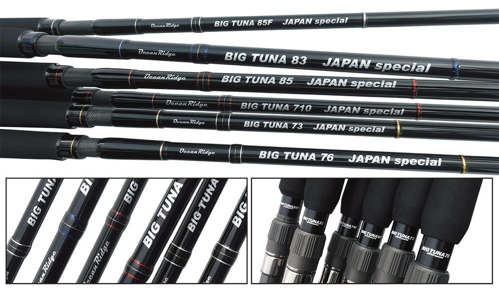 Ripple Fisher Ocean Ridge Big Tuna 85F with Gimbal Japan Special Offshore Rod