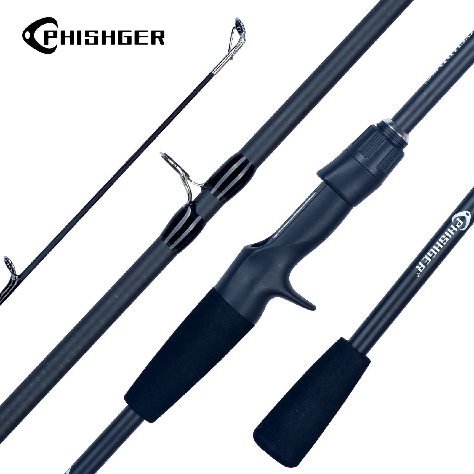 Carbon Travel Fishing Rod 4-Section Spinning Casting 5-30g Fast Action Trout Pol