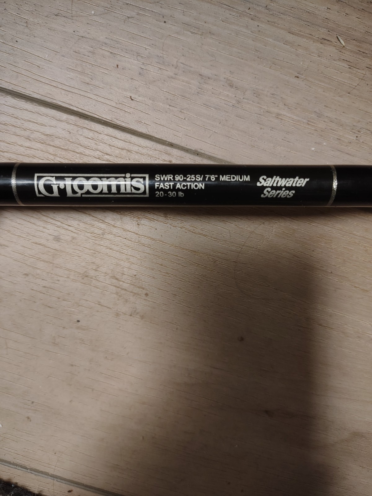 G. Loomis Saltwater Series SWR 90-25S Fast Action 20-30lb 7’6″ Spinning Rod