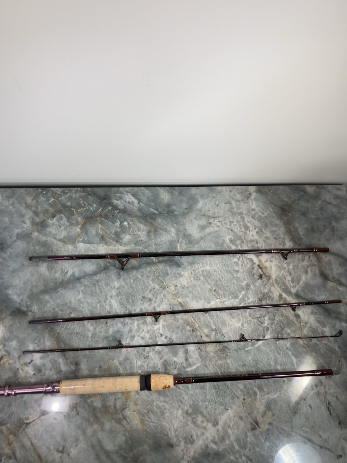 NEW EAGLE CLAW SPIN ROD TRAILMASTER ZL II 600 7’6″ 4-PIECE GRAPHITE TRAVEL PACK