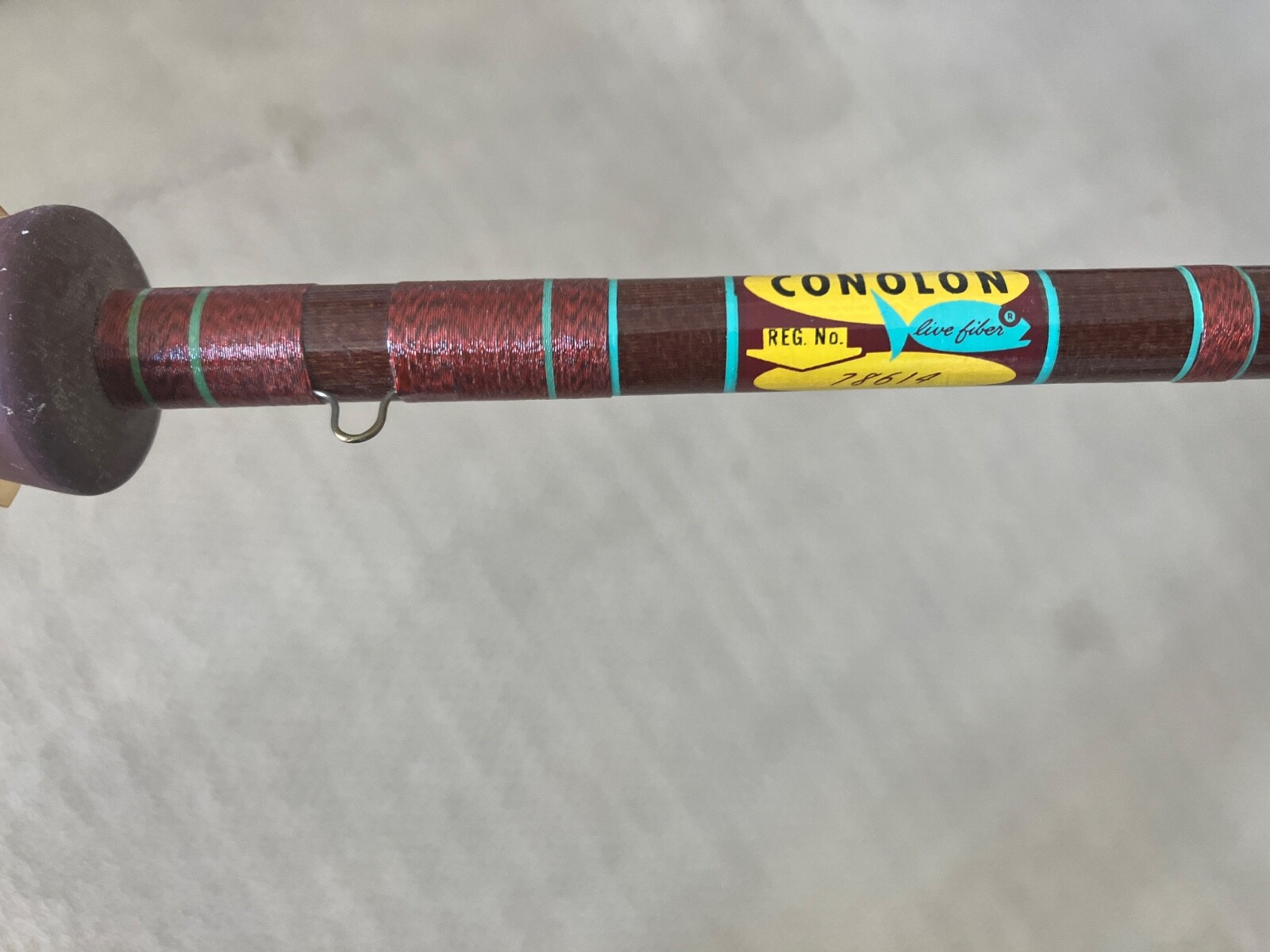 NEW VINTAGE Royal Javelin 2 pcs. 8 Ft. Fishing Rod Custom Built Conolon #78614