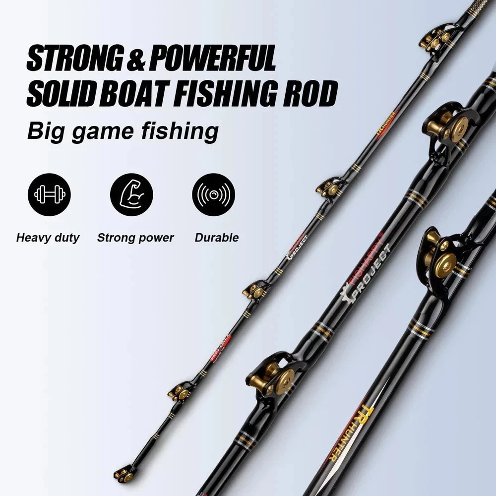 Trolling Rod Saltwater Offshore Heavy Roller Rod Bent Butt Trolling Rod Big Game