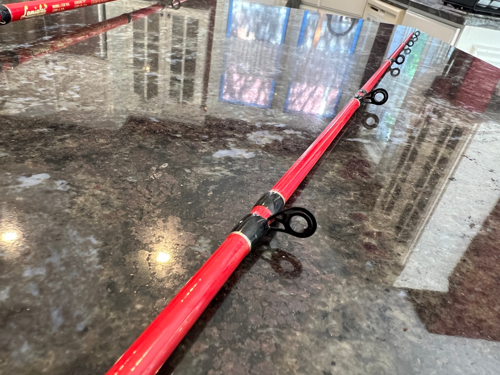 Lamiglas CGR 762 L Team Kokanee 7’6″ Rod Jared Johnson BROKEN TIP 4-8lb