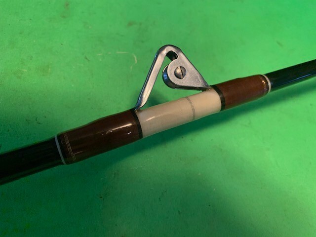 CUSTOM BUILT 6 FOOT 3 INCH 50 TO 100 POUND CLASS FISHING ROD AFTCO PERFECTION