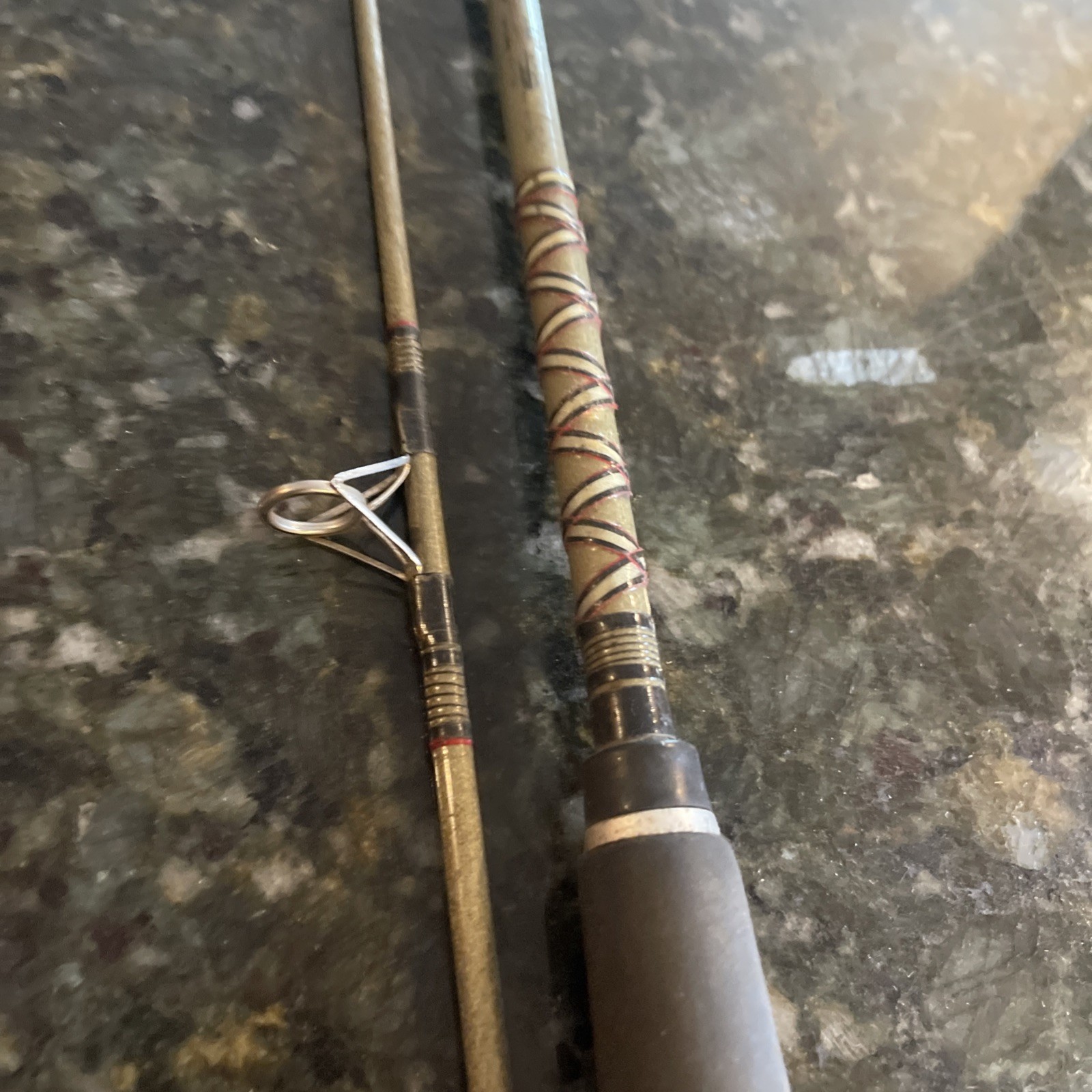 Daiwa 6310 rod Spinning Rod Light Action Vtg 2 Pc Foam Handle