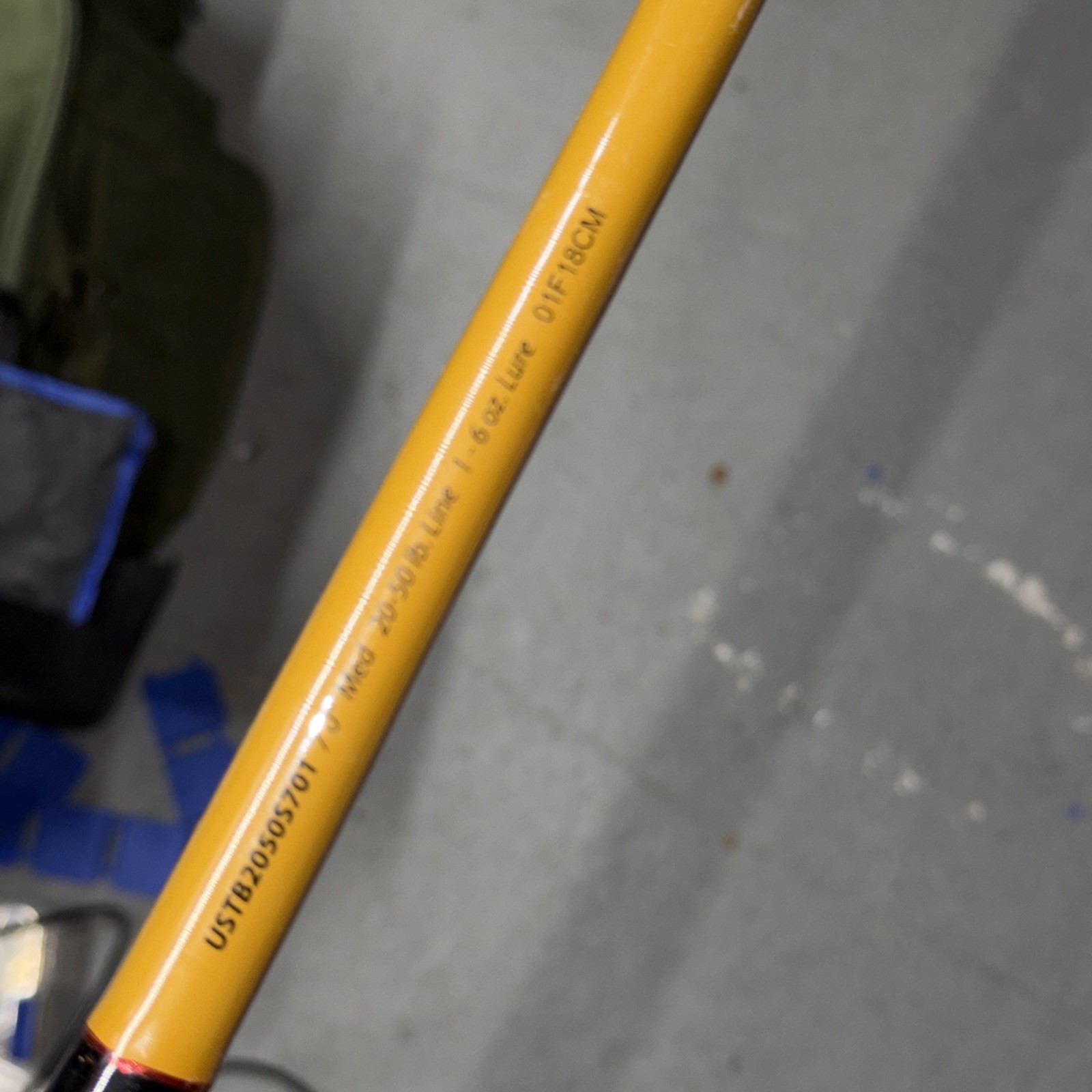Ugly Stick Shakespeare Tiger Stick Fishing Rod – 7’0”Medium 20-50 LB Line 1-6 Oz