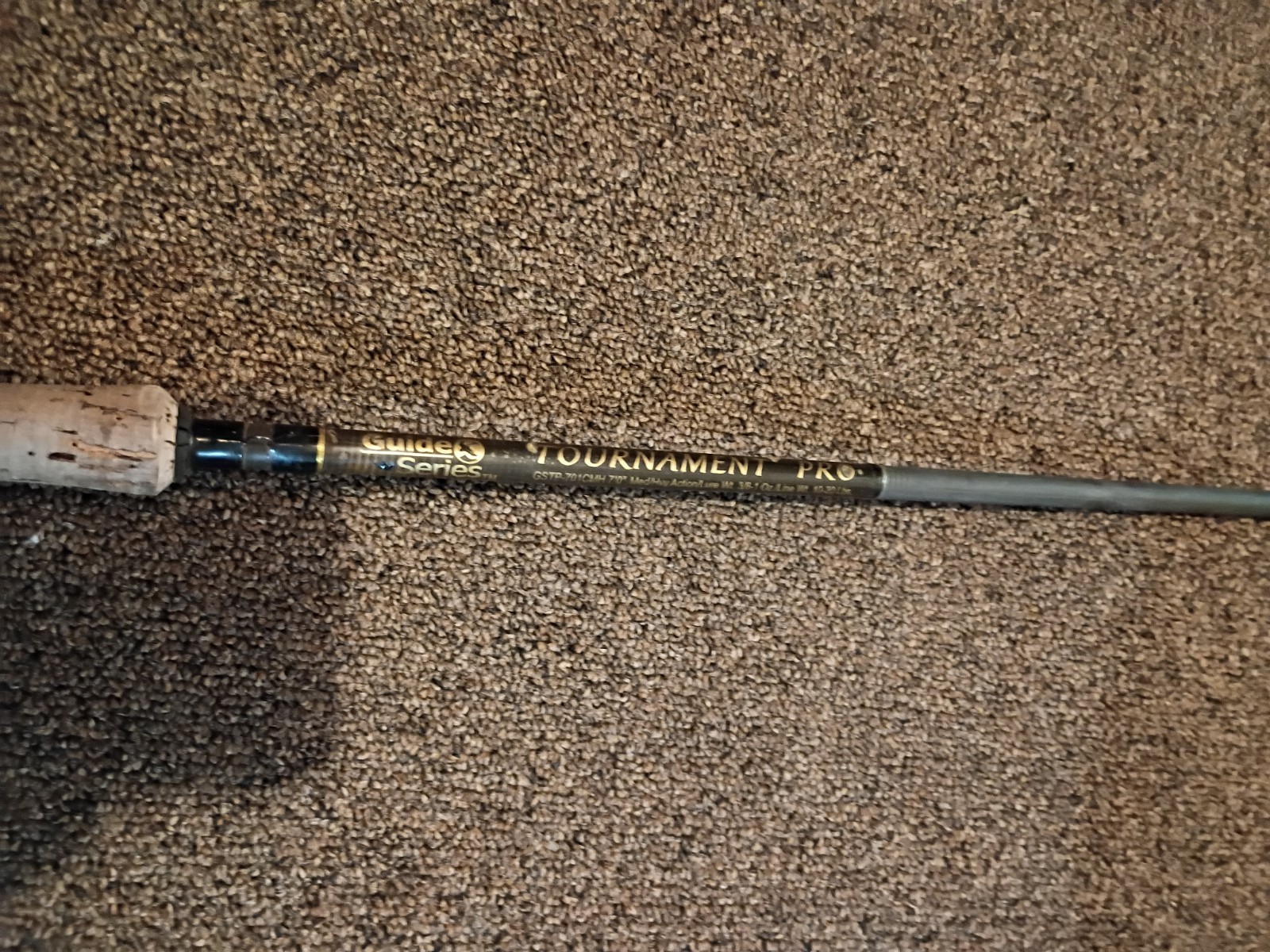 The Guide Series Tournament Pro 7′ Medium Heavy Rod Equipped with Fuji Guides.