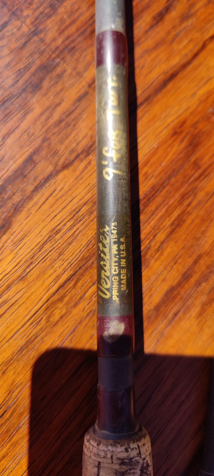 Versitex of America Fly Fishing Rod 9′ For 7wt. USA W/Tube