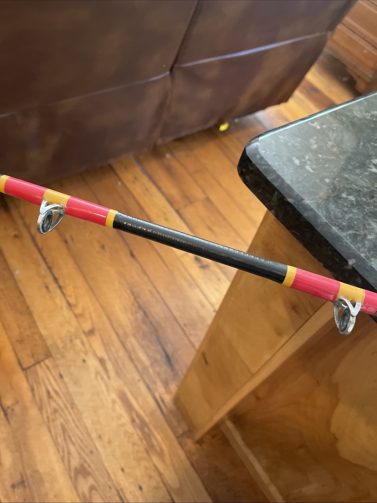 shakespeare ugly stick 7’8” custom salt H20 Heavy Fuji Reel Seat Vtg 7 Guide 1pc