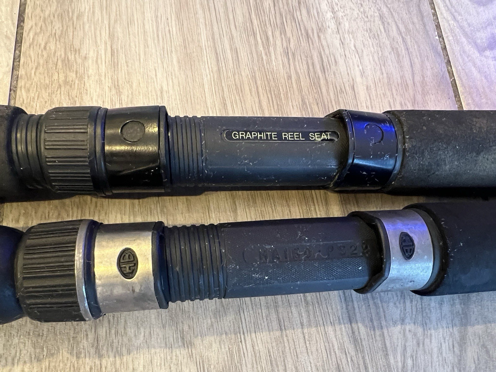 Lot of 2 Conventional Fishing Rods Star Rods Aerial & Vtg Shimano TLD 70 Heavy