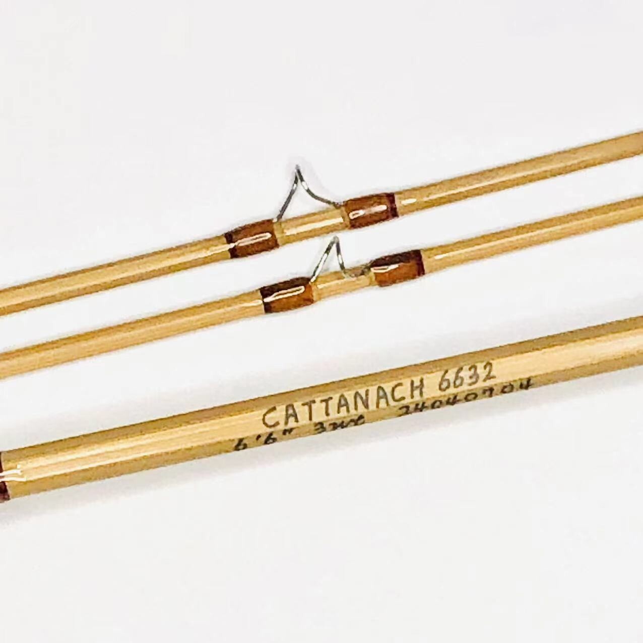(Boutique) Cattanach 6632 Bamboo Fly Rod 6’6”~3 wt / Famous taper /Handcrafted