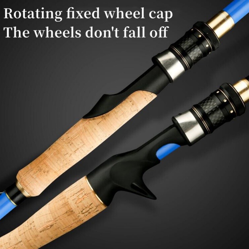 Fishing Rods Carbon Fiber Spinning Casting Rod 1.8-2.7m Fishing Pole 3 Sections