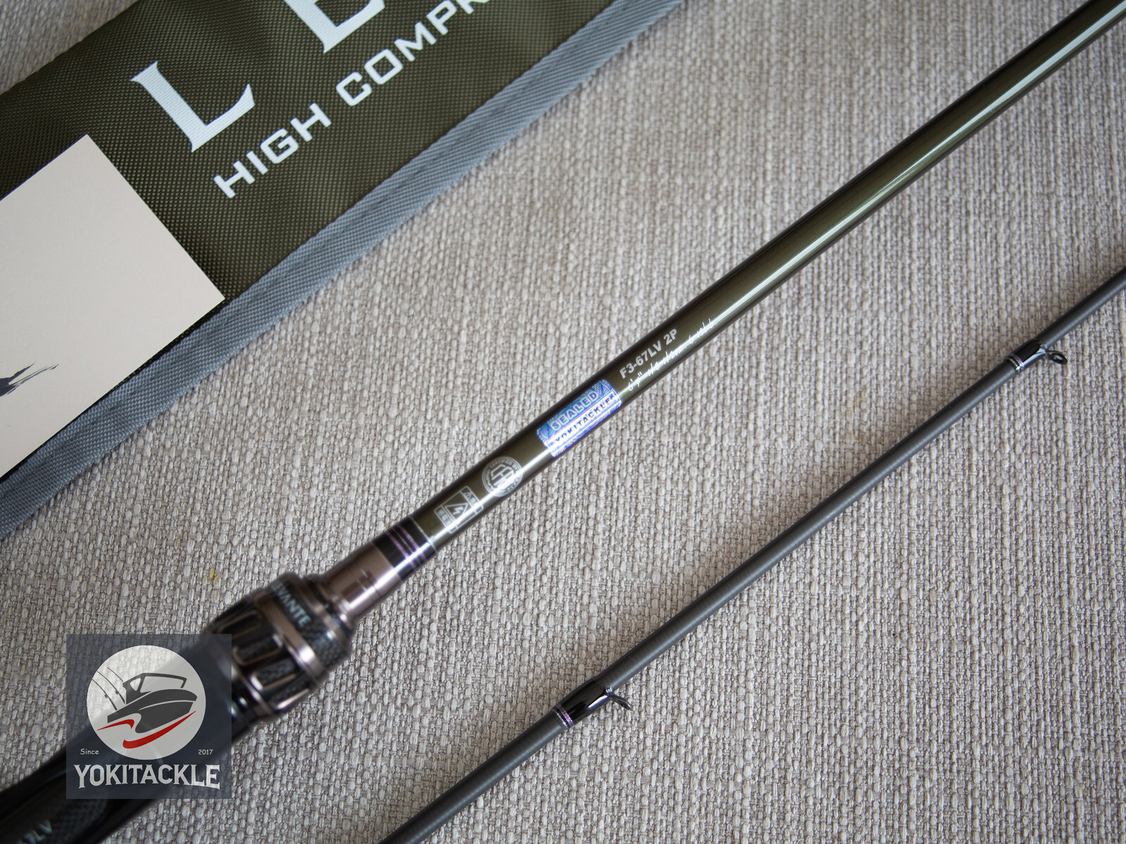 Megabass LEVANTE JP F3-67LV 2P Baitcasting Rod Shipping from JAPAN