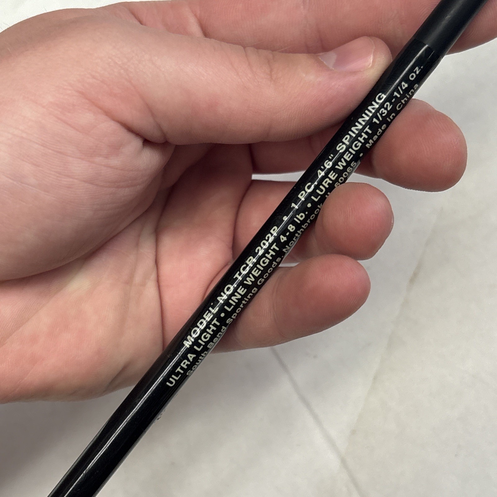 South Bend TCR 202P 4’6 Fishing Rod 1 Piece