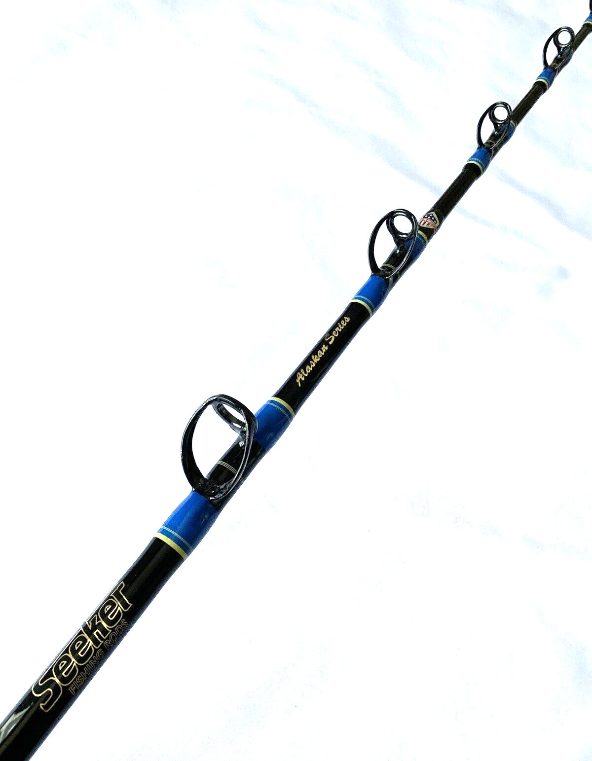 Seeker AK6455XXH-5 1/2’C Alaskan Series 50(80)130Lb Halibut 5.5F Fishing Rod USA