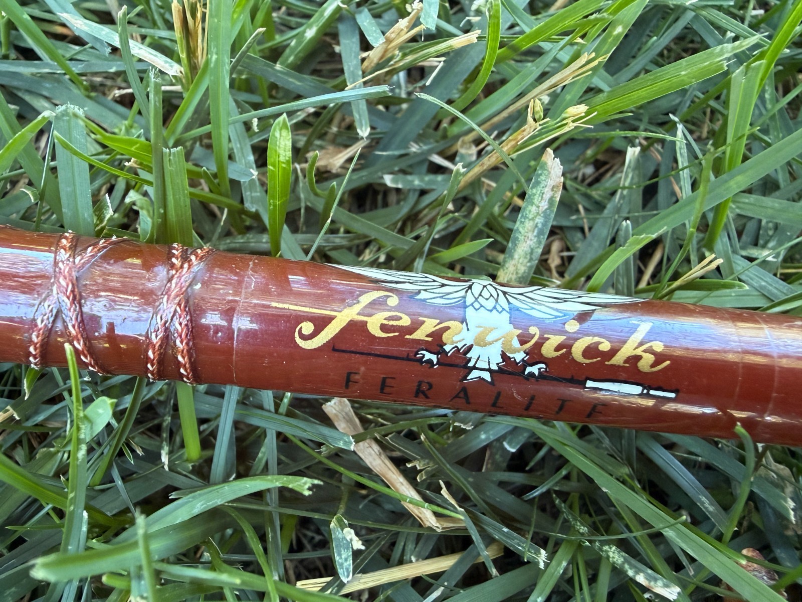 Vintage Fenwick FF85 Feralite Fiberglass Fly Rod broken tip