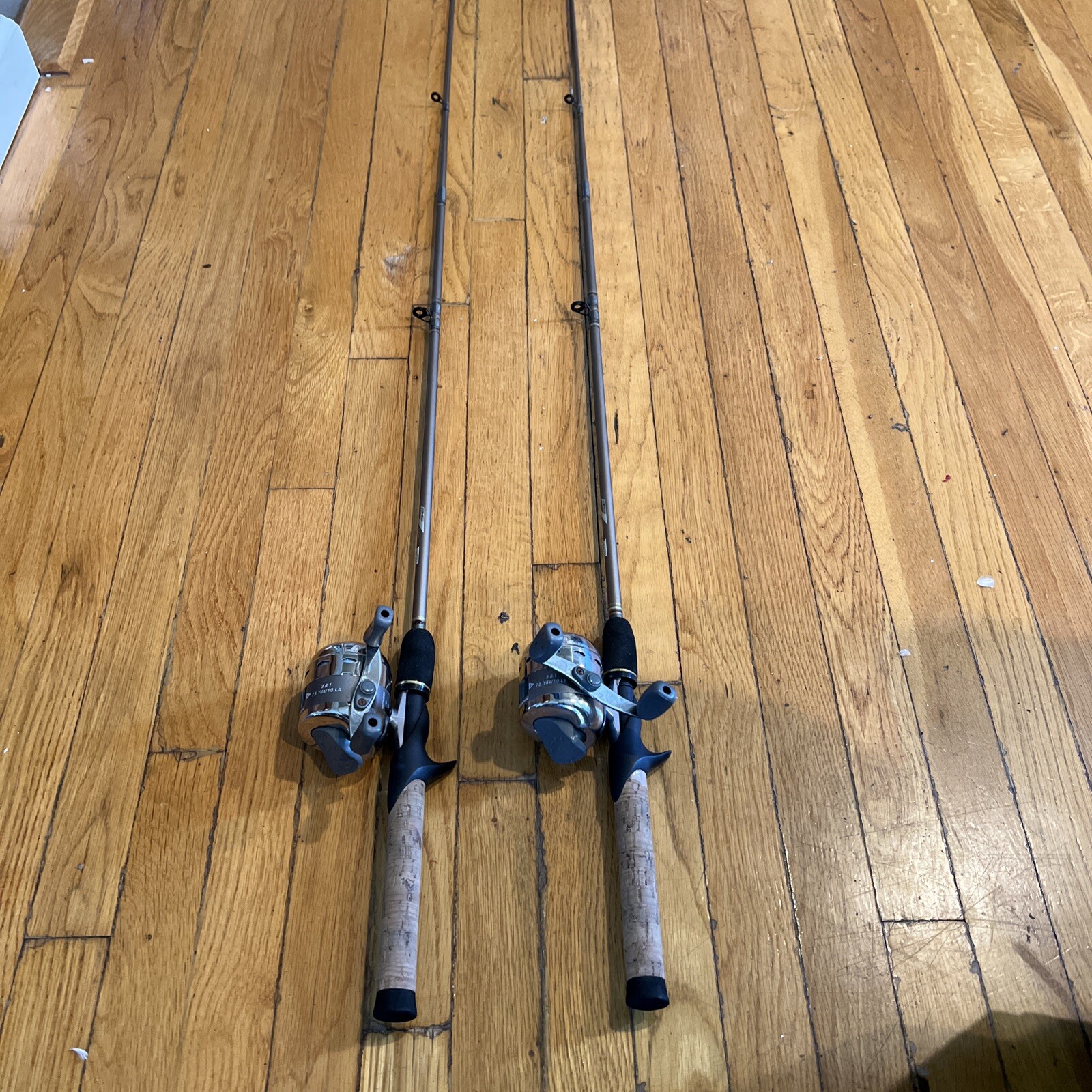 Zebco 5’6” Rod SEC562M With Shakespeare Synergy Steel 2000 Reel (set Of 2)