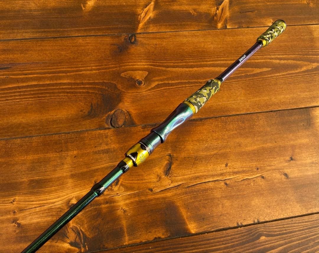 Ultra-light 6ft Carbon Spinning Rod 4-Piece for Bass, Trout, Surf, Used