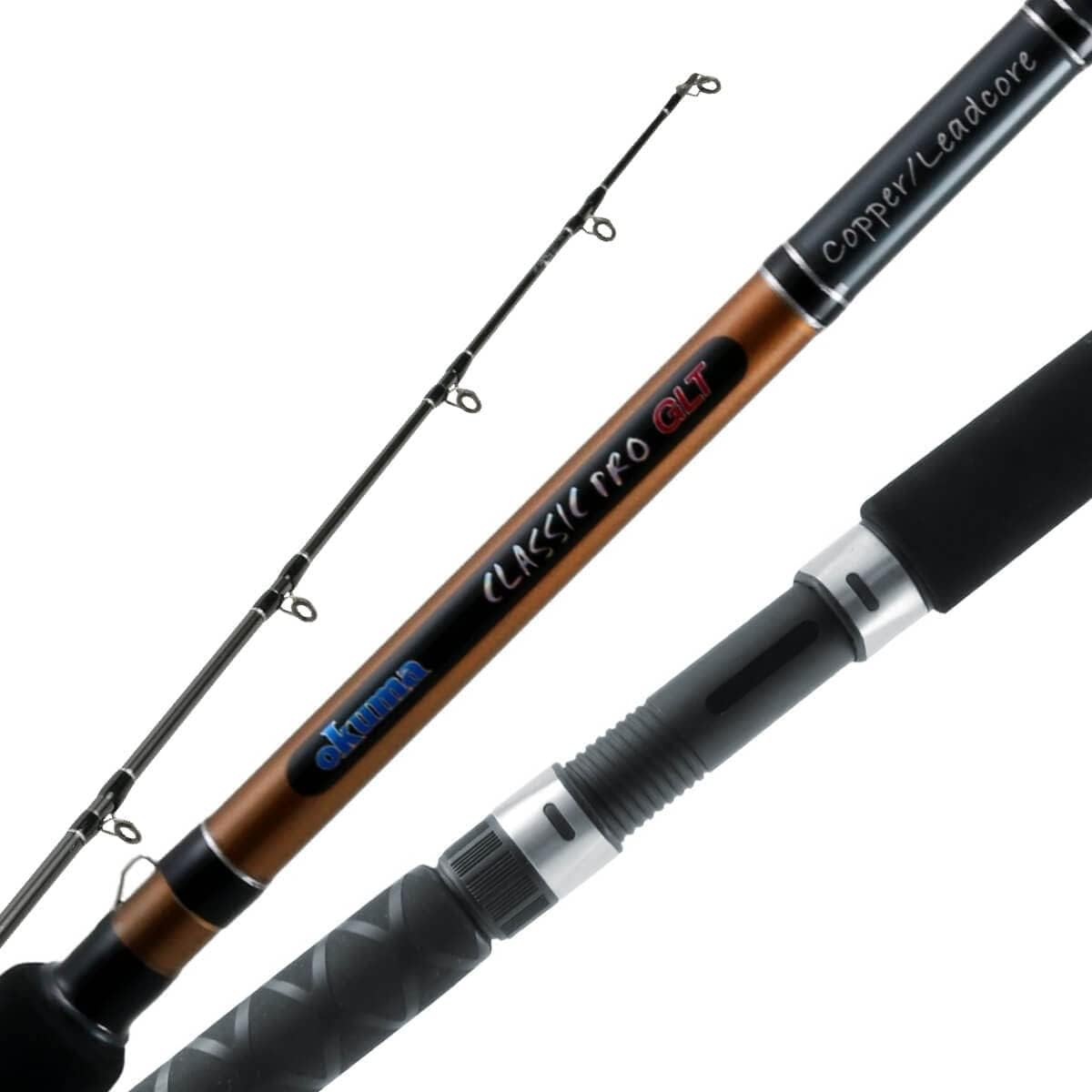 Okuma Classic Pro GLT & Rods CP-CL-862M; 8'6" Med 12-27LB, Black