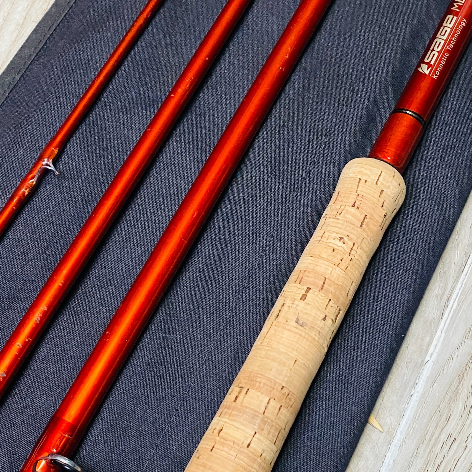 SAGE METHOD 10150-4 10wt 15’0″ Salt Water Fly Rod w/Tube sock