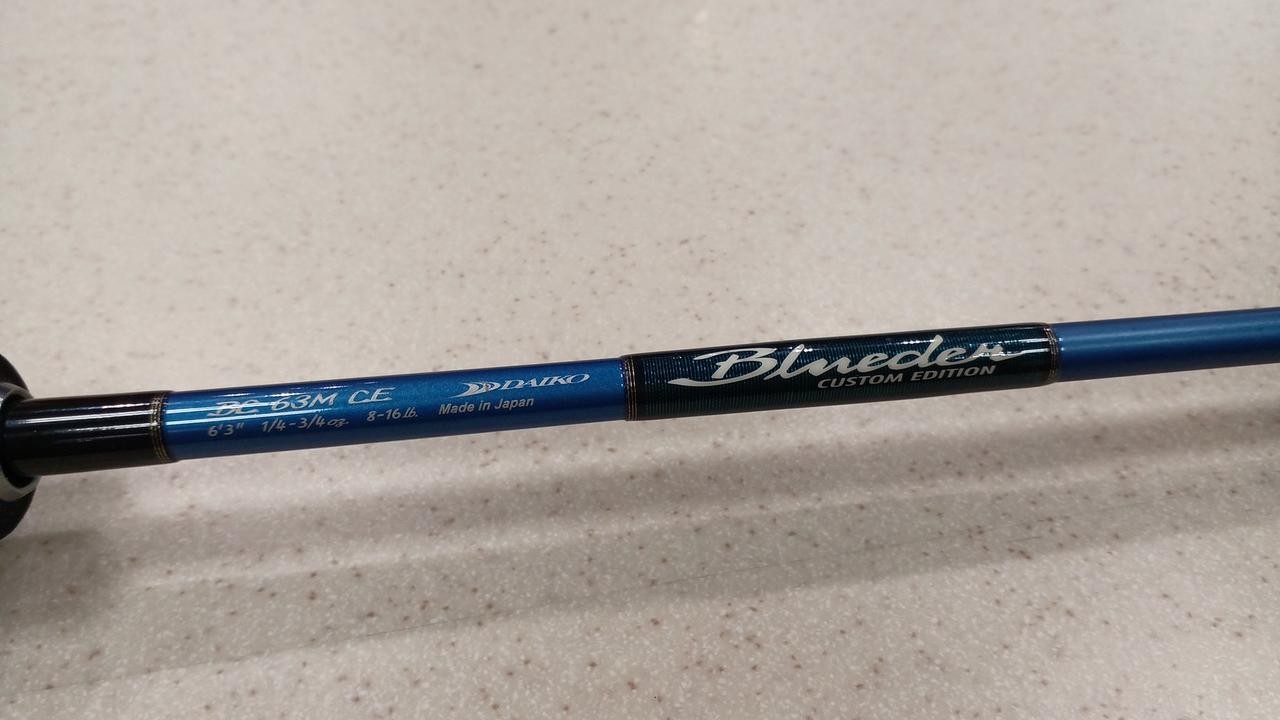DAIKO BC-63M CE Bass Fishing Rod 6’3″ (120g) 8-16lb Line 1/4-3/4oz