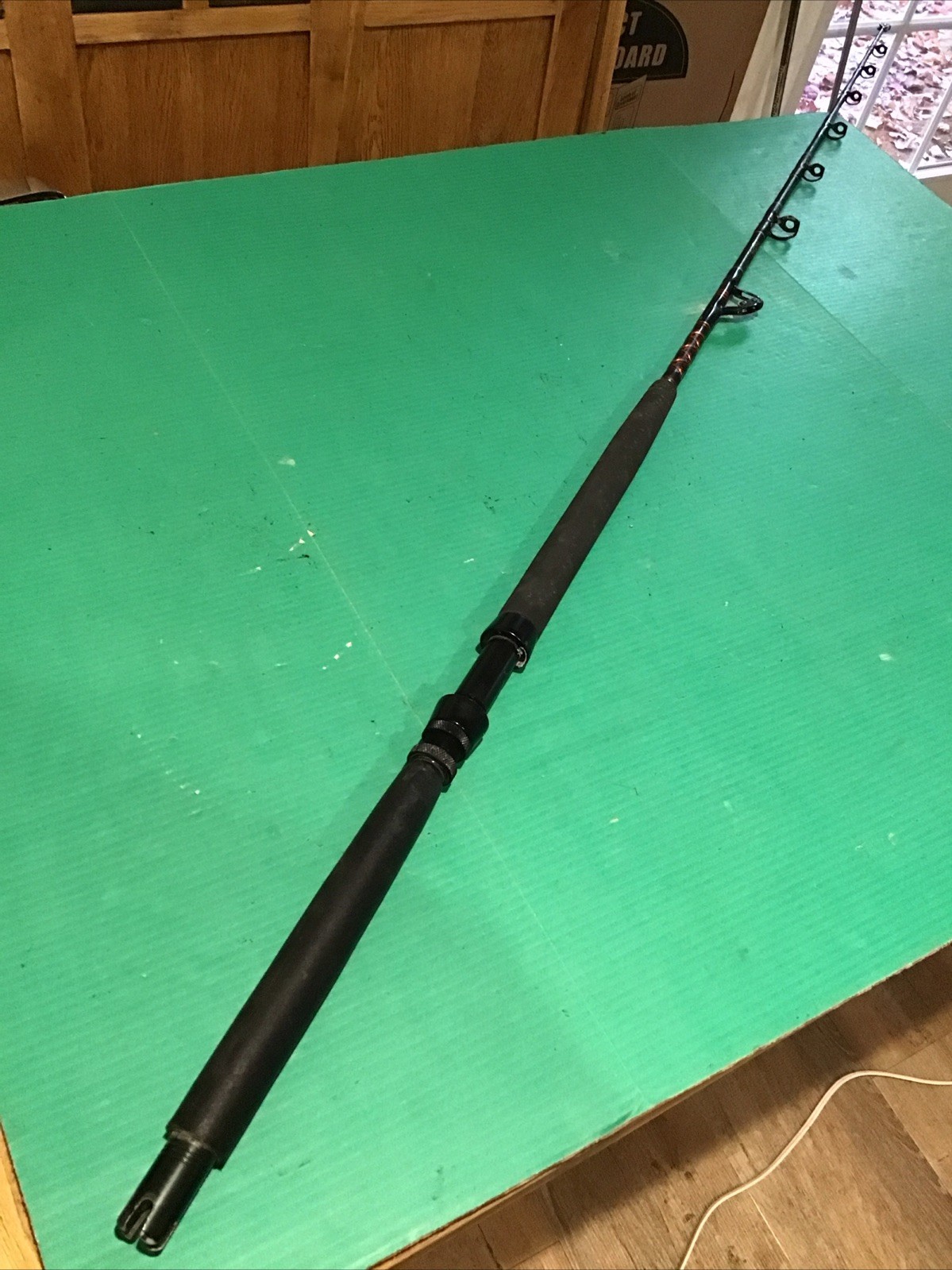 Star Rods B30/80HC 1pc 30-80lb Stand Up Roller Fishing Rod Made USA Hand Crafted
