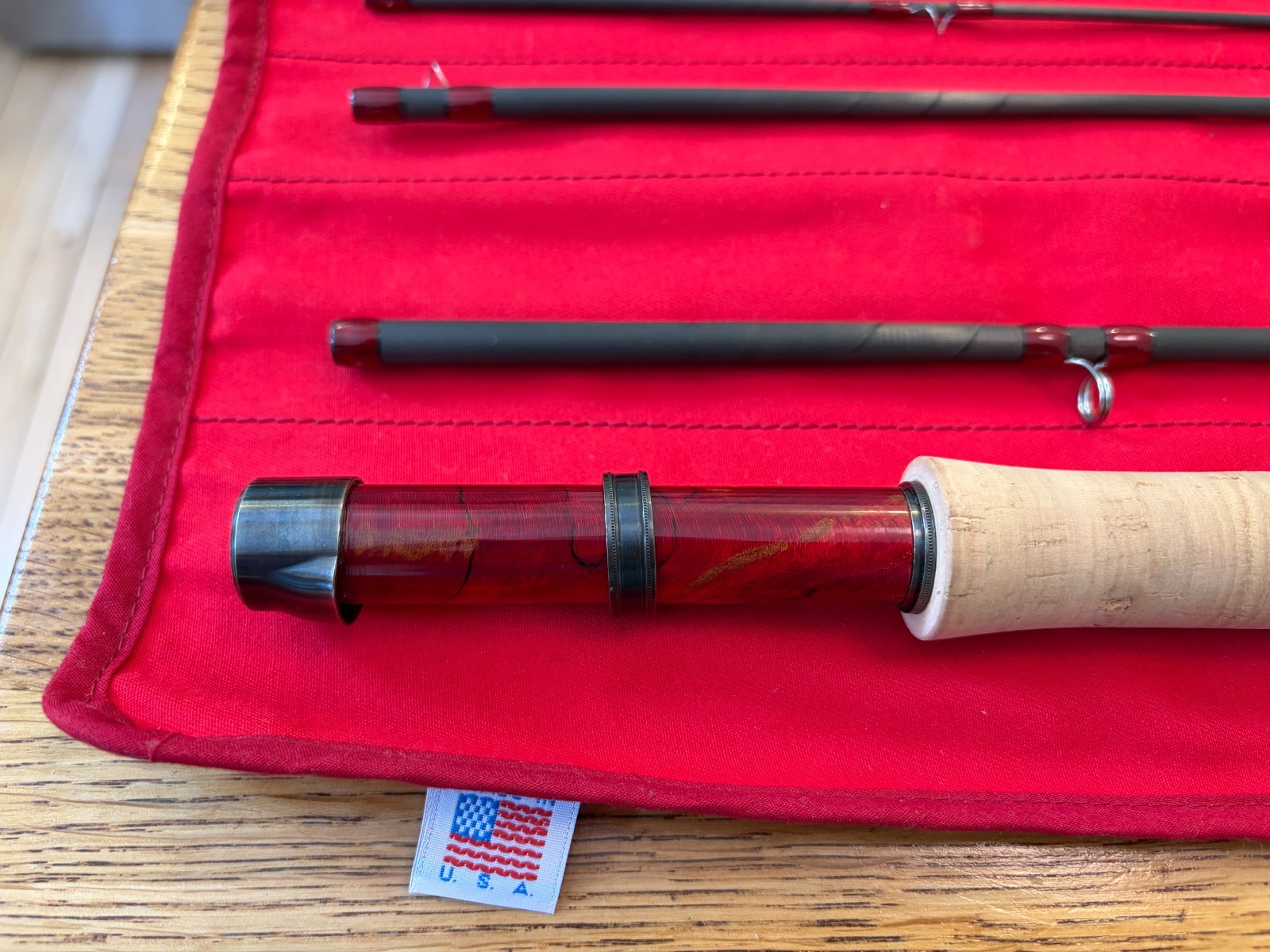 Custom North Fork Composites Classic F803 8′ 3 wt Fly Fishing Rod Recoil Guides