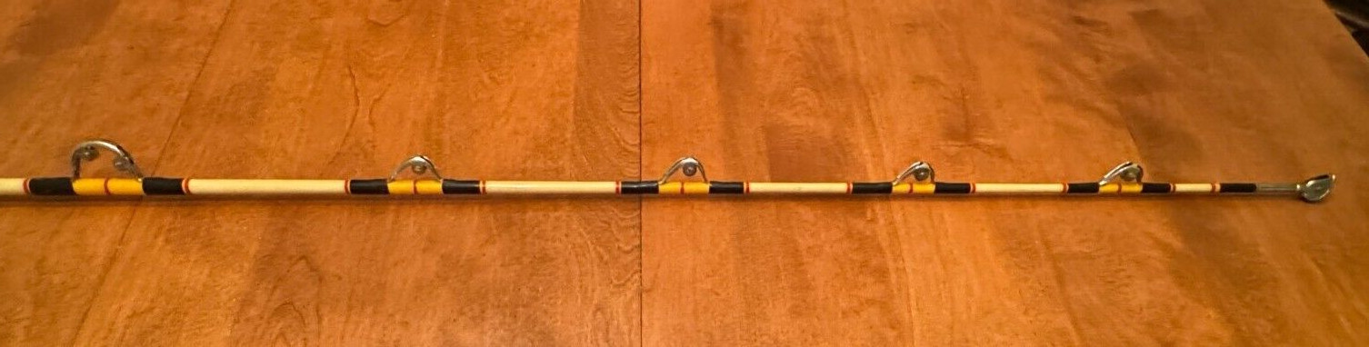 Custom Made Handcrafted STAR RODS Stand Up Conventional Roller Rod 6’4″ T-30-SSA